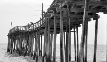 Wooden pier on pilings illustrating the unstated assumptions beneath every business strategy, Clarion Consulting